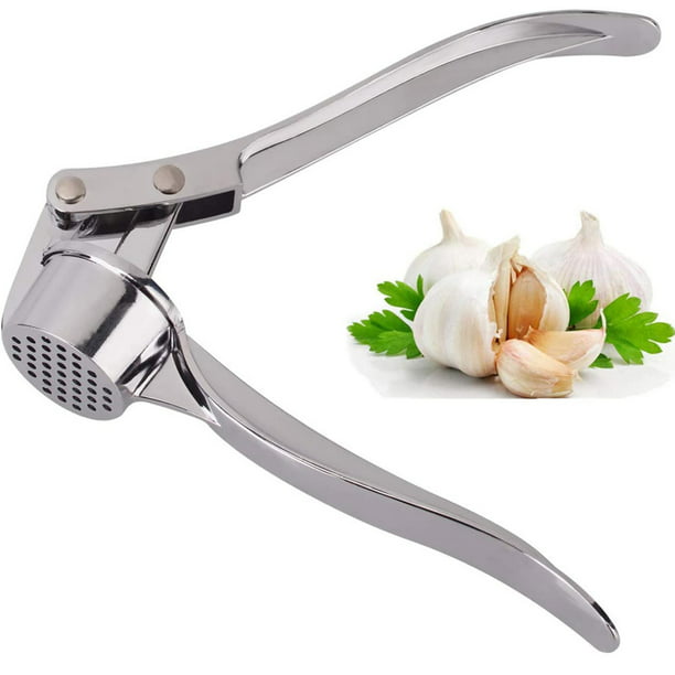 Stainless Steel Home Kitchen Mincer Tool Garlic Press Crusher Squeezer Masher 